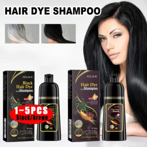 3-in-1 Hair Shampoo Natural Herbal Hair Dye Dry Cleaning Shampoo